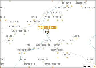 map of Tomniszów
