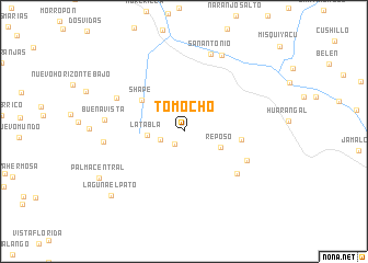 map of Tomocho