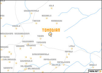 map of Tomodian