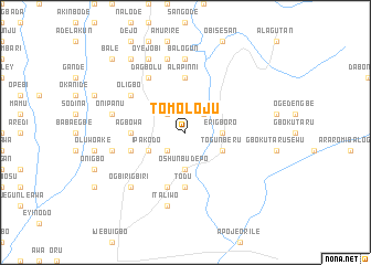 map of Tomoloju