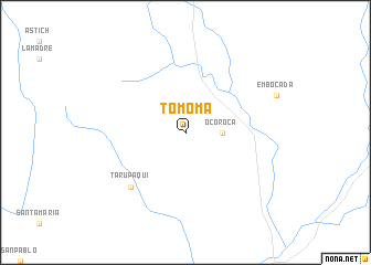 map of Tomoma