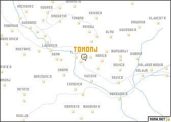 map of Tomonj