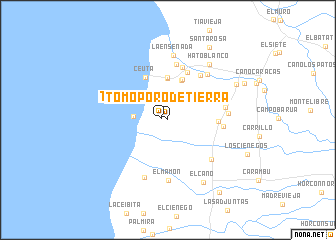 map of Tomoporo de Tierra