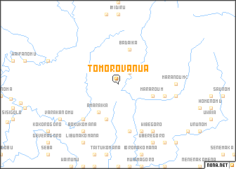 map of Tomorovanua