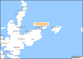 map of Tomosumi