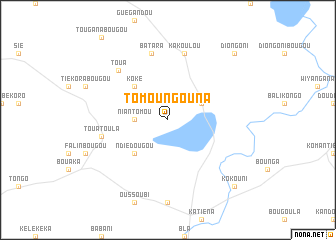 map of Tomoungouna