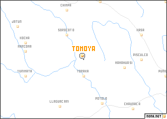 map of Tomoya