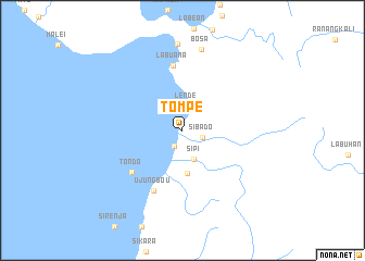 map of Tompe