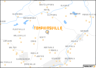 map of Tompkinsville