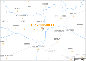 map of Tompkinsville