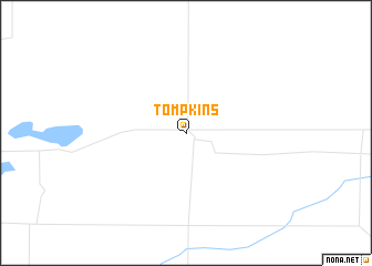 map of Tompkins