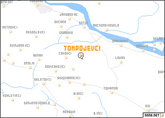 map of Tompojevci