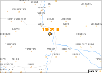 map of Tompsŭn