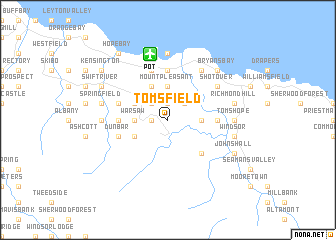 map of Tomsfield