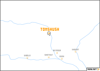 map of Tomshush