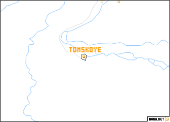 map of Tomskoye