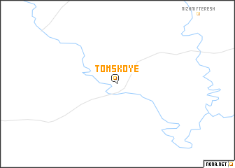 map of Tomskoye