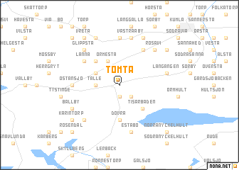 map of Tomta