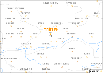 map of Tomtem