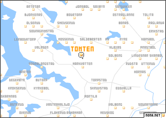 map of Tomten