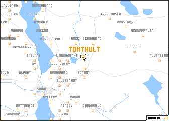 map of Tomthult