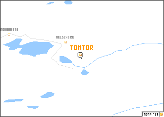 map of Tomtor