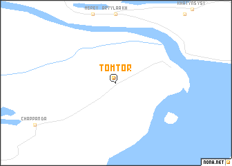 map of Tomtor