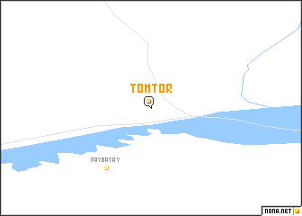 map of Tomtor