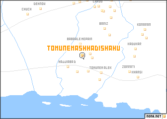 map of Tomūn-e Mashhadī Shahū