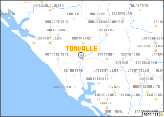 map of Tomvalle