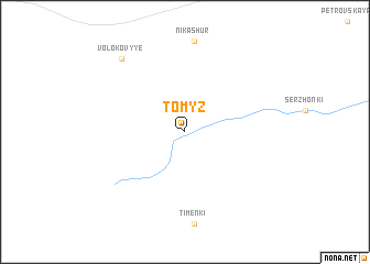 map of Tomyz\
