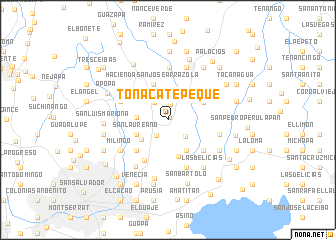 map of Tonacatepeque