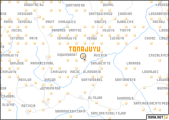 map of Tonajuyú