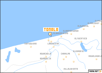 map of Tonalá