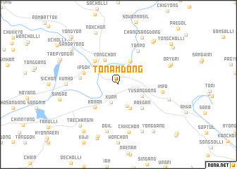 map of Tonam-dong