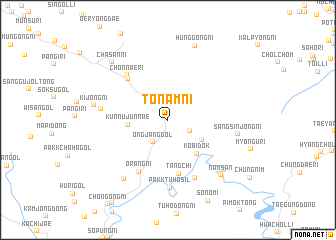 map of Tonam-ni