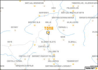 map of Tona
