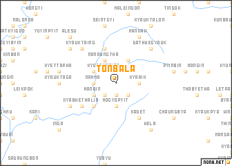 map of Tonbala