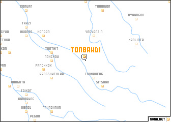 map of Tonbawdi
