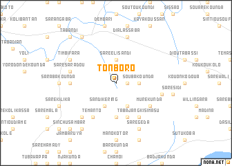 map of Tonboro