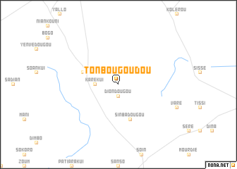 map of Tonbougoudou