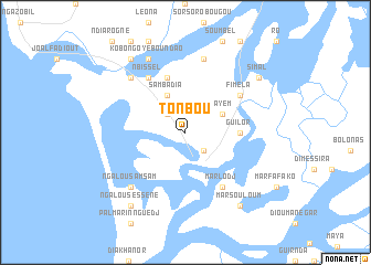 map of Tonbou