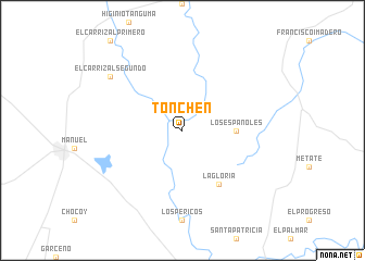 map of Tonchén