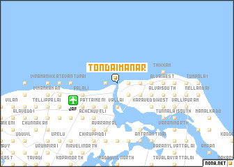 map of Tondaimanar