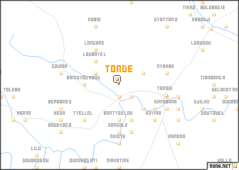 map of Tondé