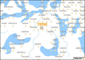 map of Tonde