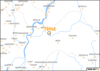 map of Tondé