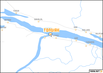 map of Tondiak