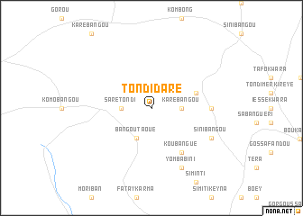 map of Tondi Daré