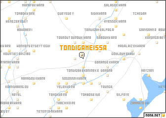 map of Tondigamé Issa